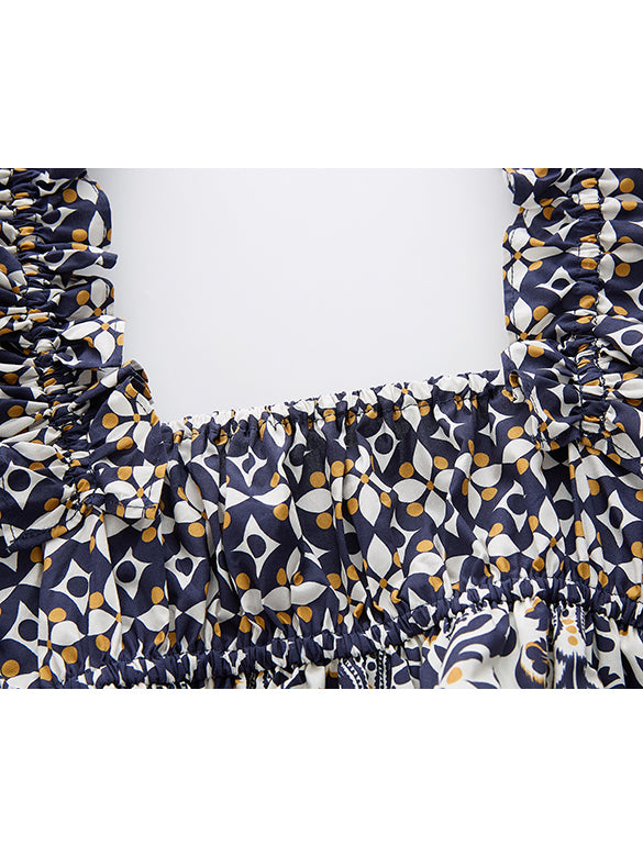 Geometric Pattern Bustier