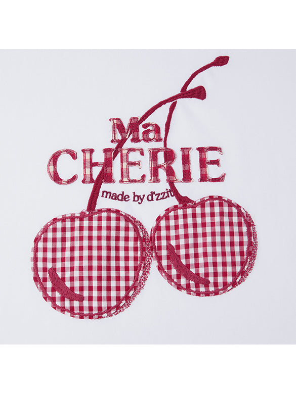Embroidery Cherry T-shirt
