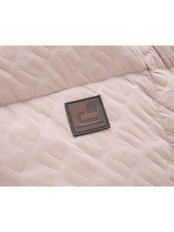 Monogram Pattern Down Vest