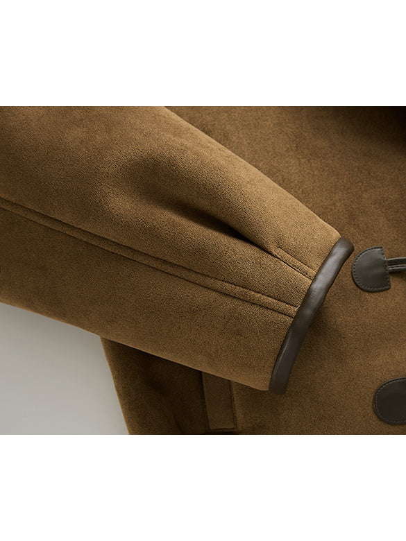 Fake Mouton Hoodie Duffle Blouson