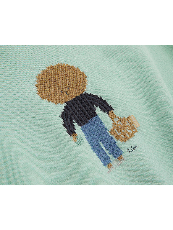 Embroidery Character Knit