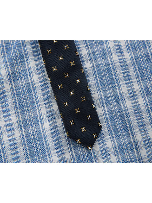 Plaid & Stripe Tie-shirt