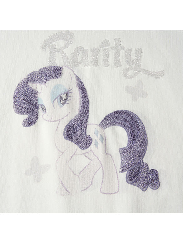 Printed Embroidery Sequins T-shirt