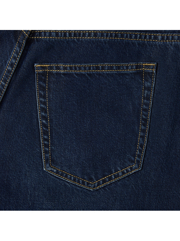 Belted Denin Pants