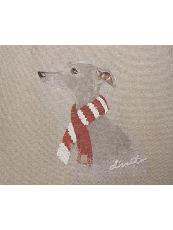 Dog Printed Sweatshirt