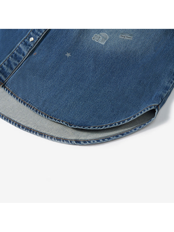 Seal Style Denim Shirt