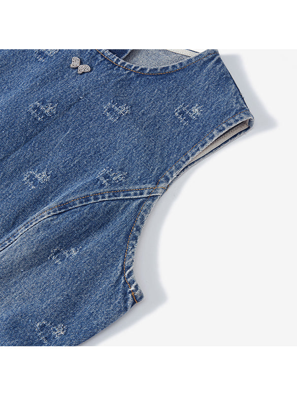 Monogram Denim Dress