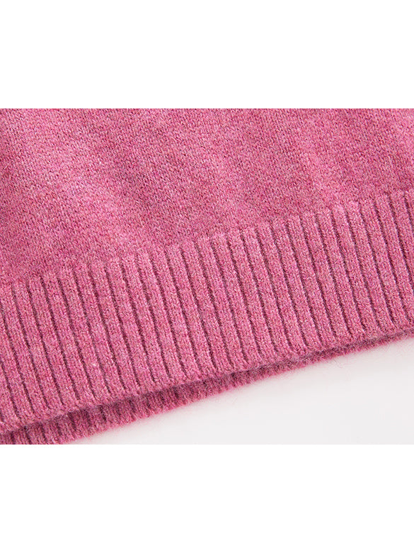 Design Sleeves Color Knit