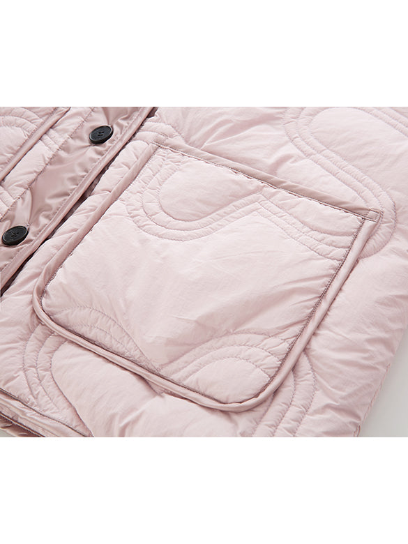 Monogram No-collar Down Jacket