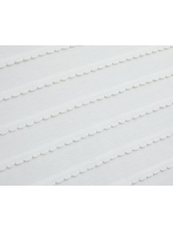 Frill Stripe Design T-shirt