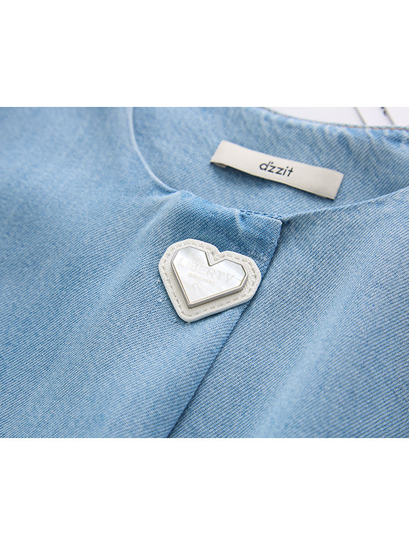 Gradation Color Denim Dress