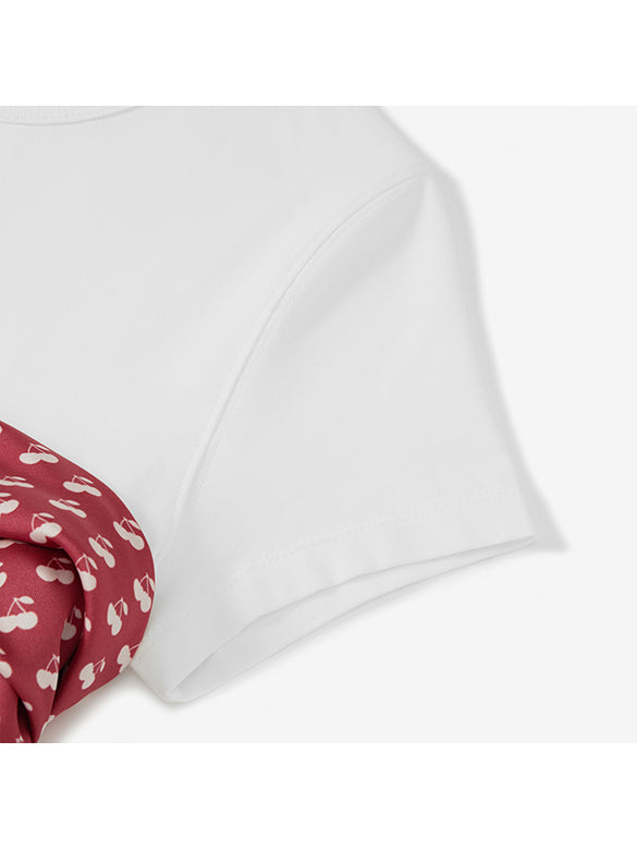 Scarf Combination T-shirt