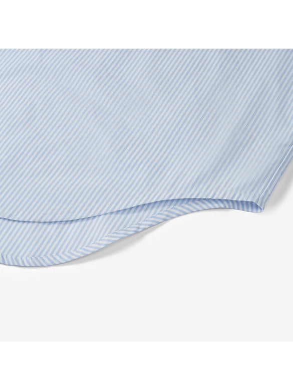 Lace Piping Stripe Shirt