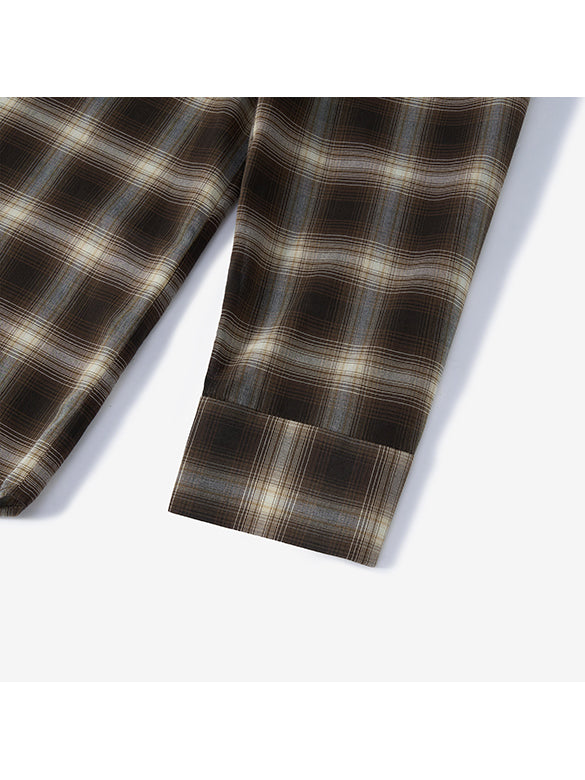 Patch Plaid Shirt