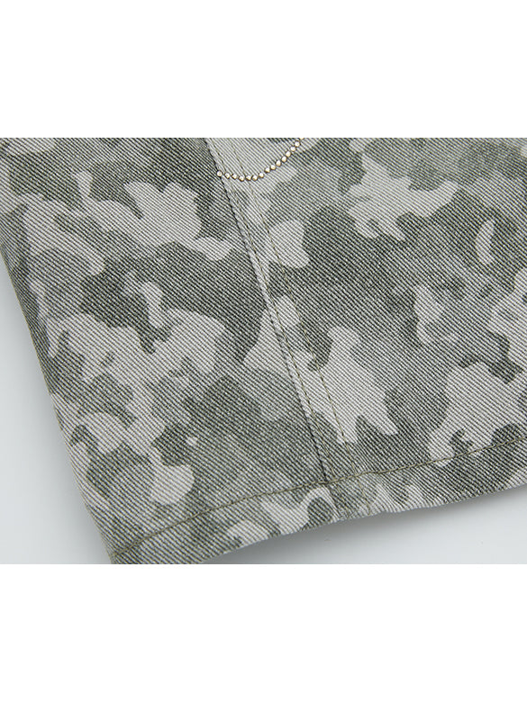 Camouflage Denim Bustier