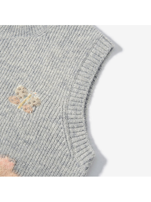 Character Design Sleeveless Knit