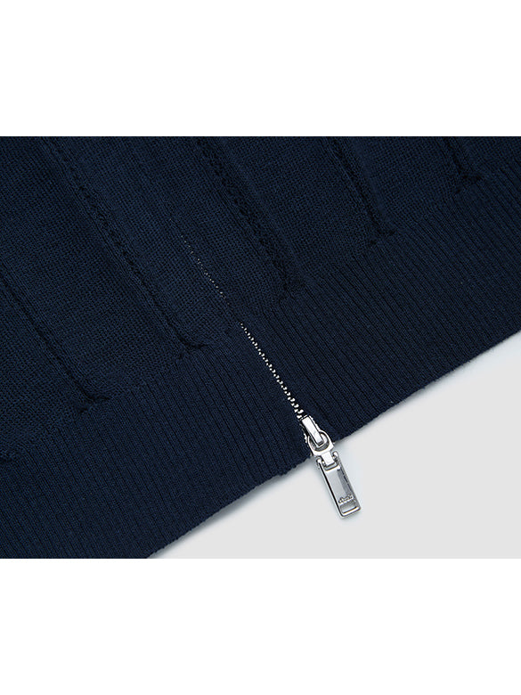 Line Retro Zipper Knit