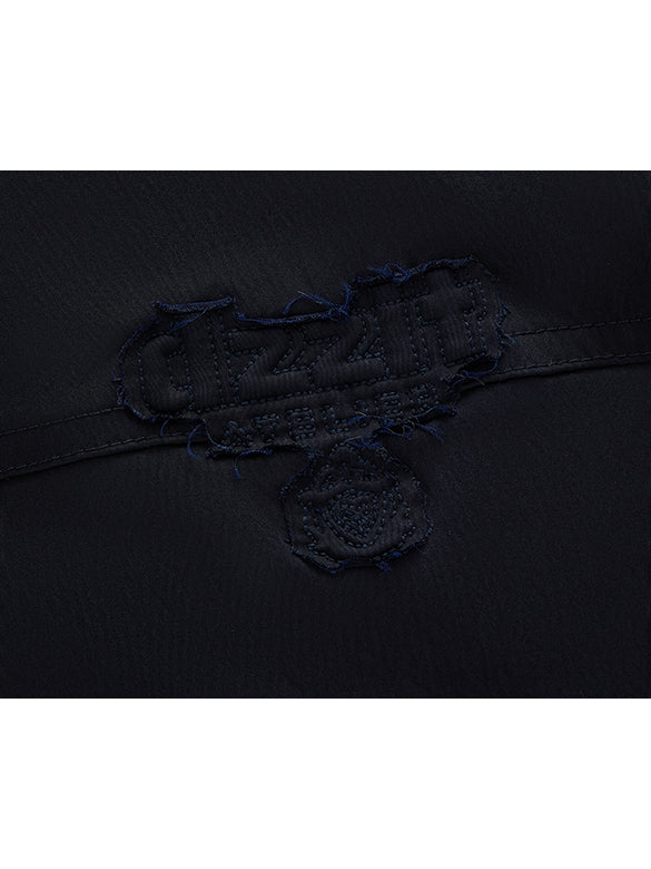 Sweat Hoodie Layered Blouson