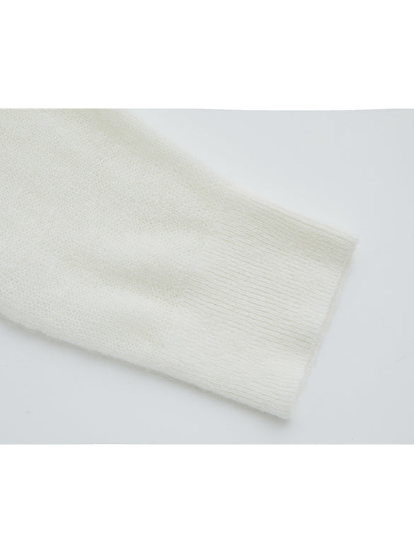 Unicorn Embroidery & Sequins Knit Top