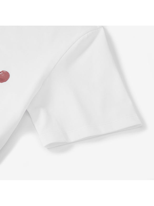 Cherry Printed Short T-shirt