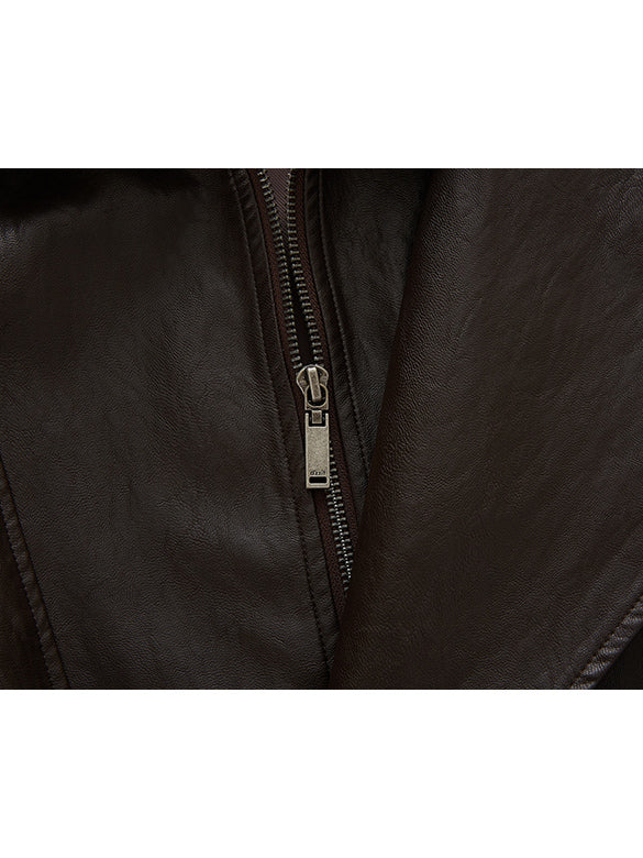 Fake Leather Riders Jacket