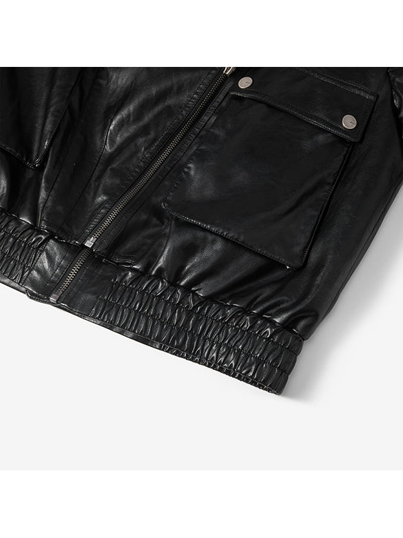 Fake Leather Riders Jacket