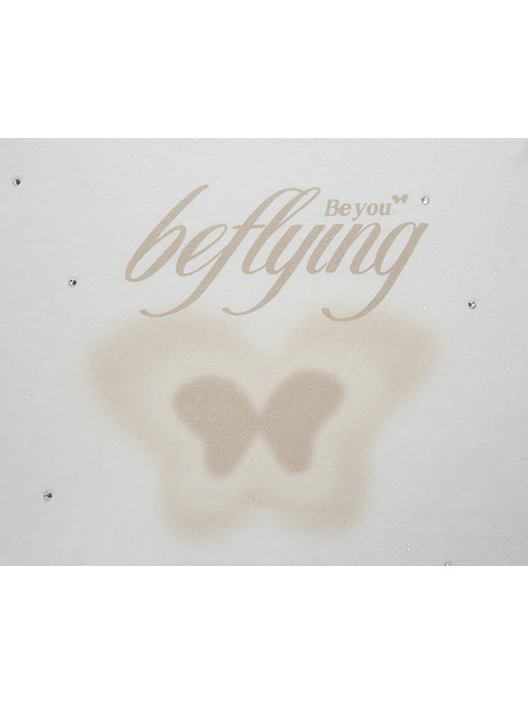 Butterfly Design Long Sleeves T-shirt