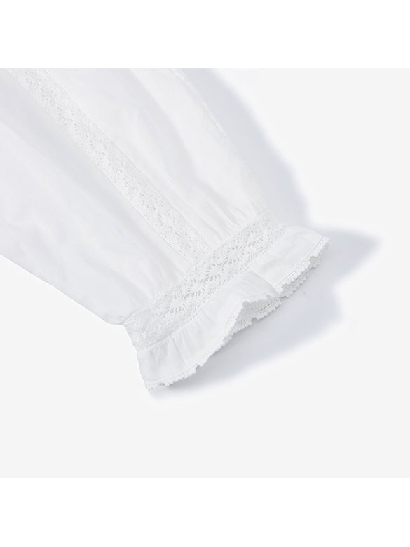 Big Frill Collar Blouse