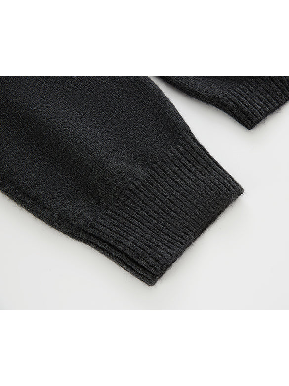 D Logo Knit Cardigan