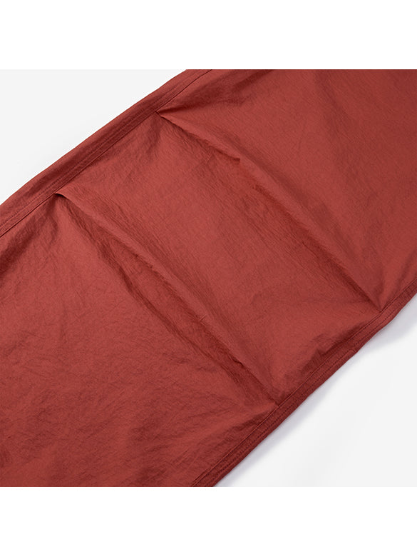 Red Nylon Work Pants