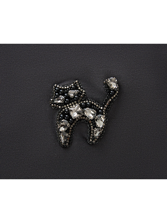 Cat Beads One-point Sleeveless T-shirt