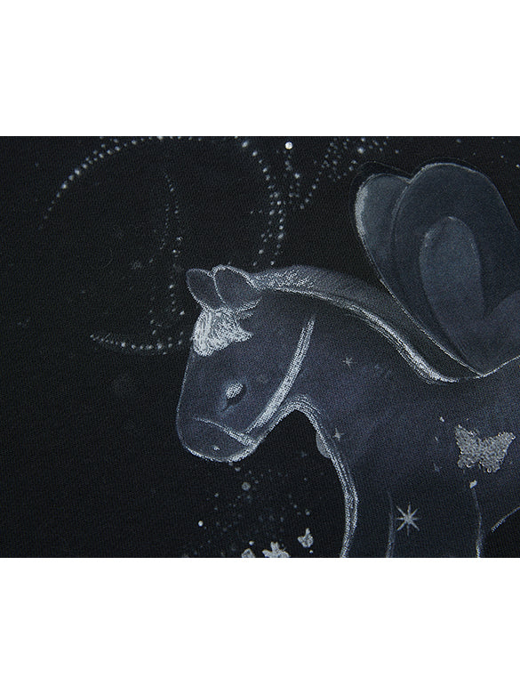 Printed Beads Sweatshirt