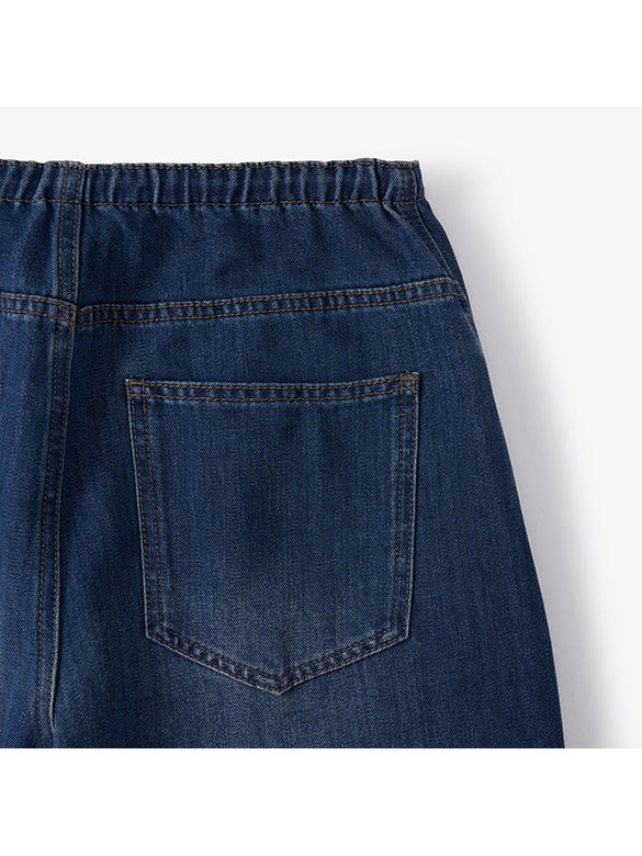 Waist Code Denim Pants