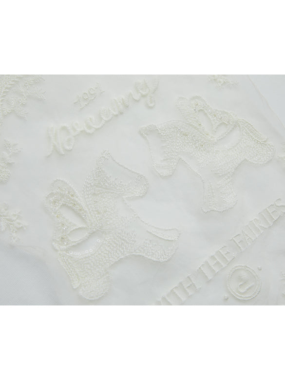 Unicorn Embroidery & Sequins T-shirt