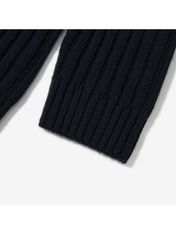 Piping Zipper Knit