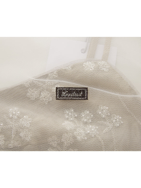 Beads Flower Layered Dress