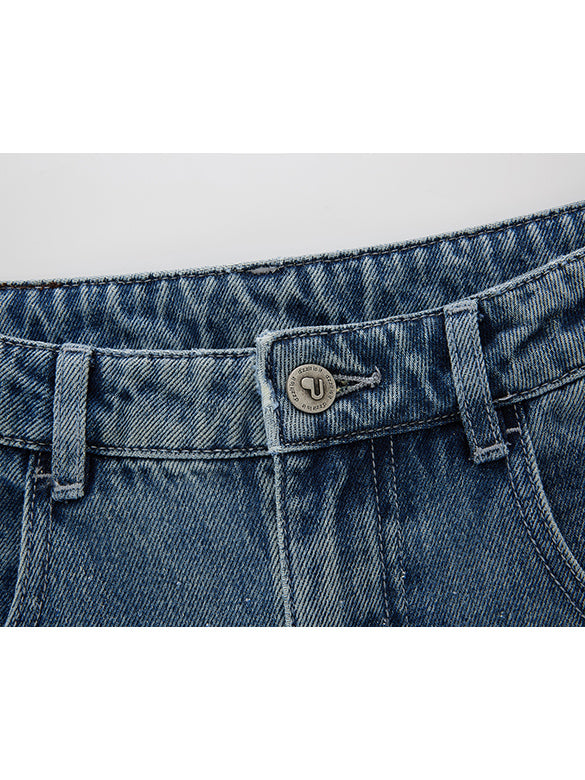 Beads Design Denim Pants