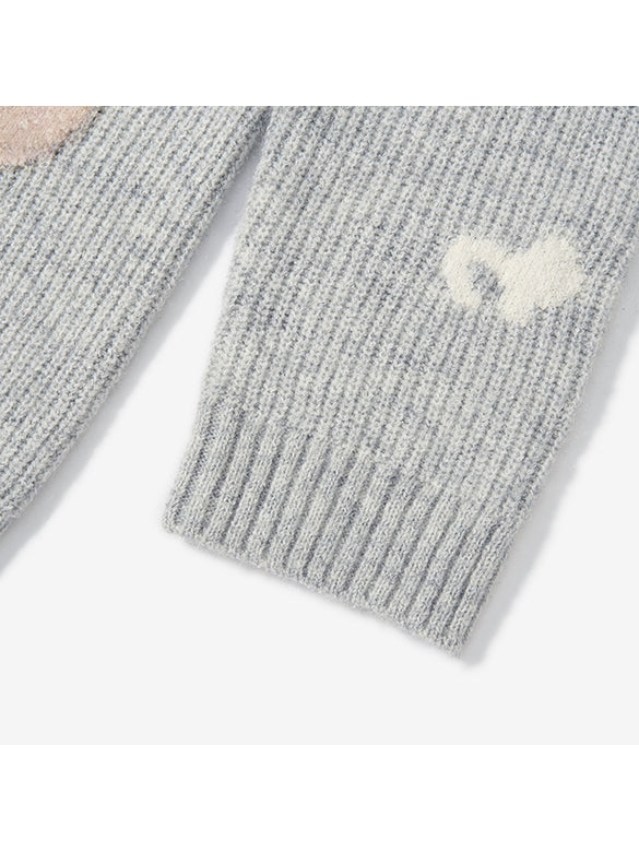Character Design Knit Cardigan