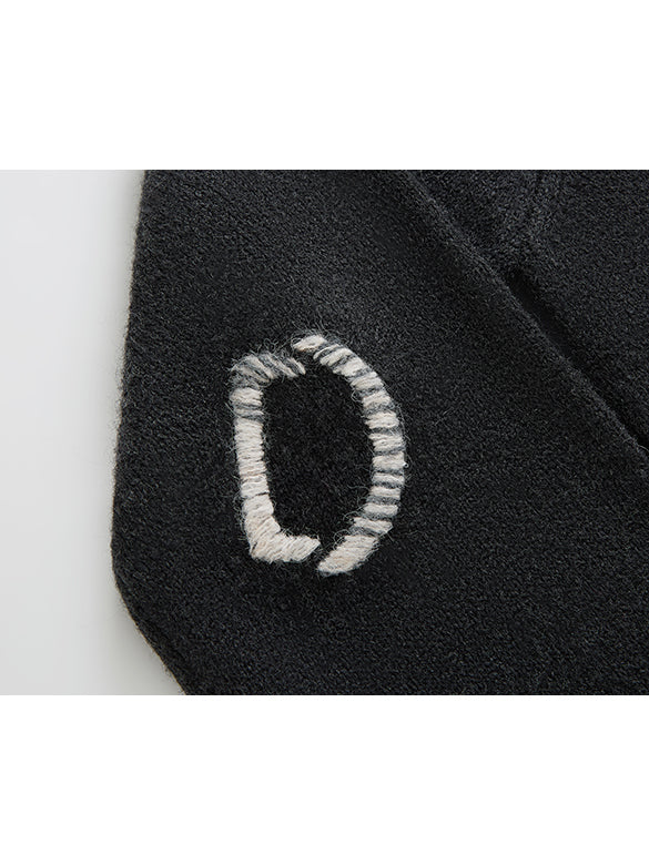 D Logo Knit Cardigan