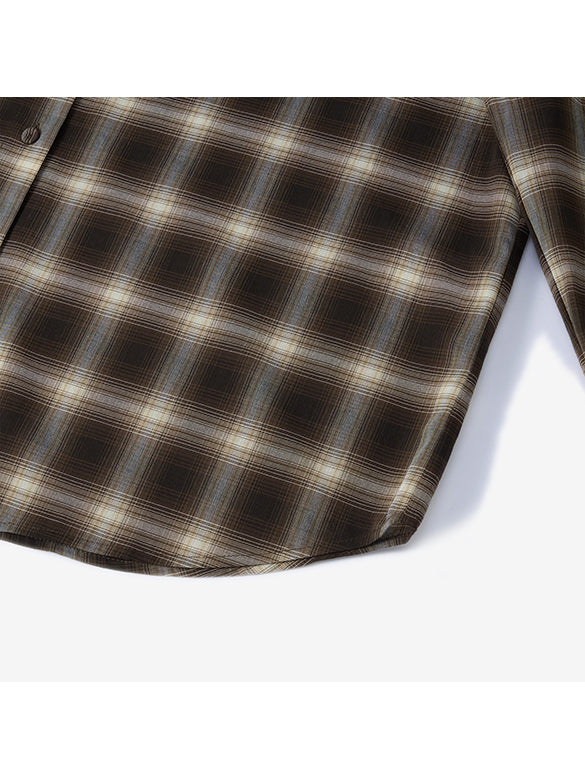 Patch Plaid Shirt
