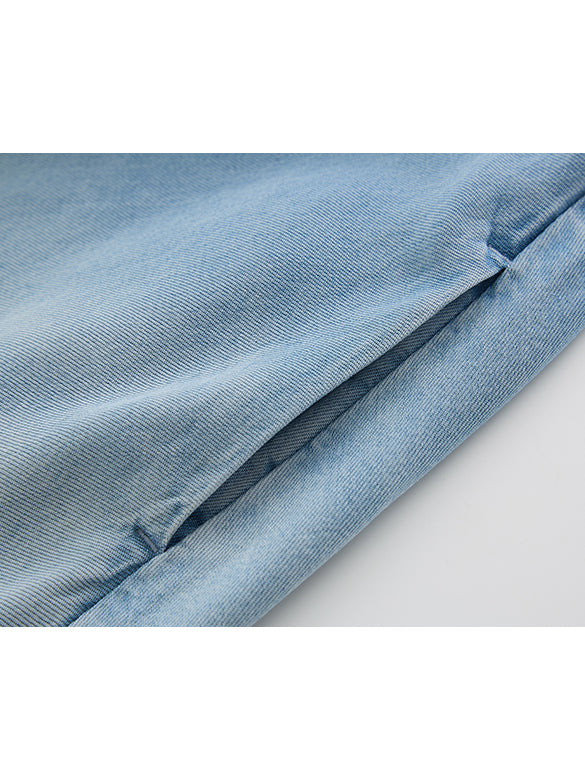 Gradation Color Denim Dress