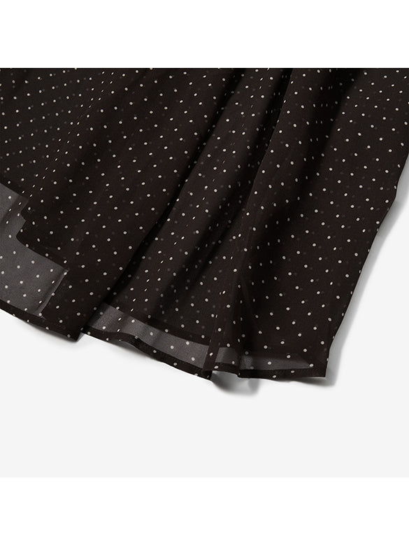 Dot Bow-tie Blouse