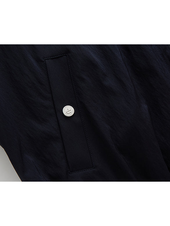Sweat Hoodie Layered Blouson
