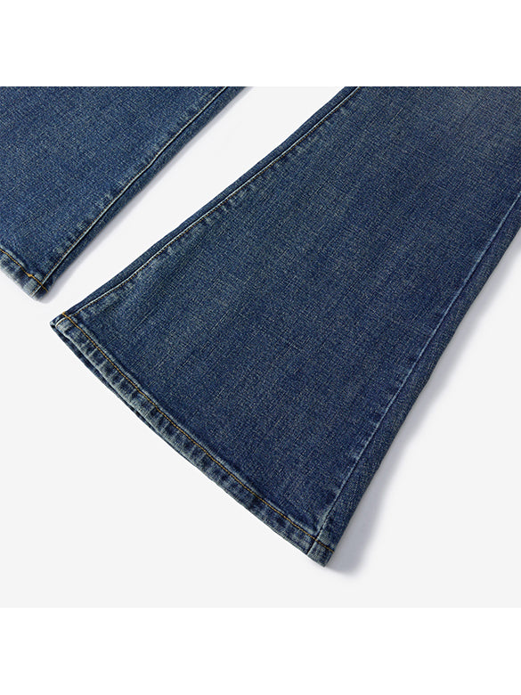 Butterfly Patch Denim Pants