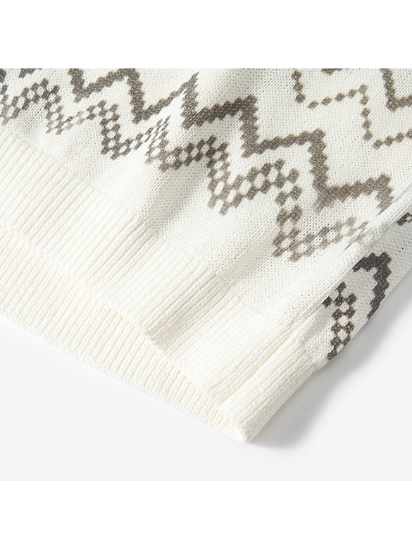 Dot Pattern Sleeveless Knit
