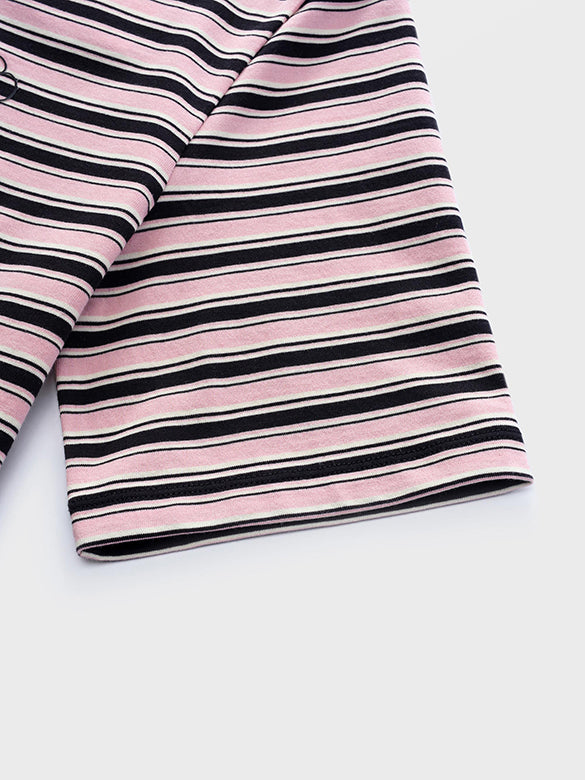 Stripe Polo Top