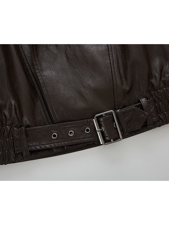 Fake Leather Riders Jacket