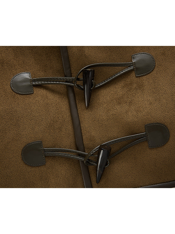 Fake Mouton Hoodie Duffle Blouson