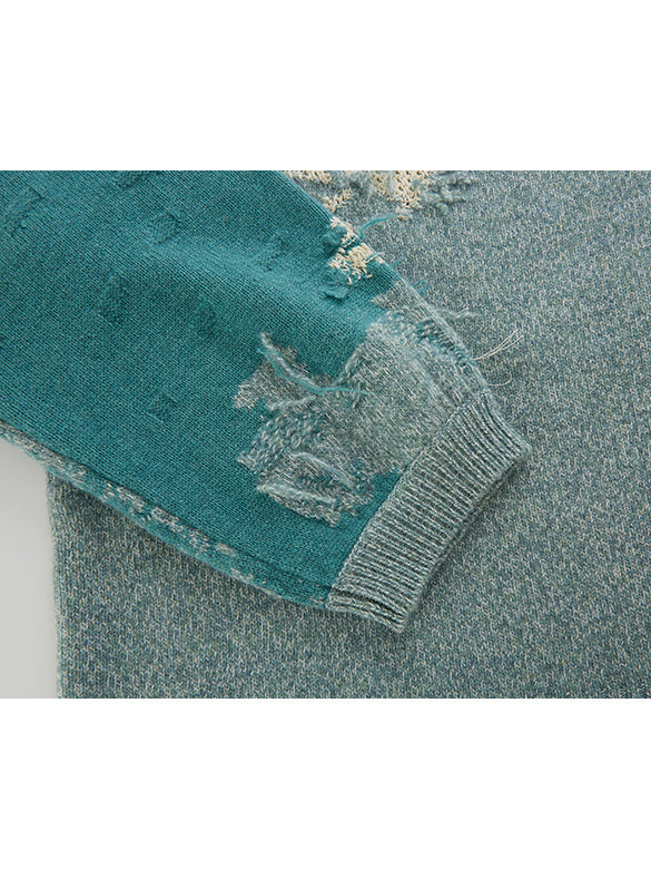 Embroidery Knit Top