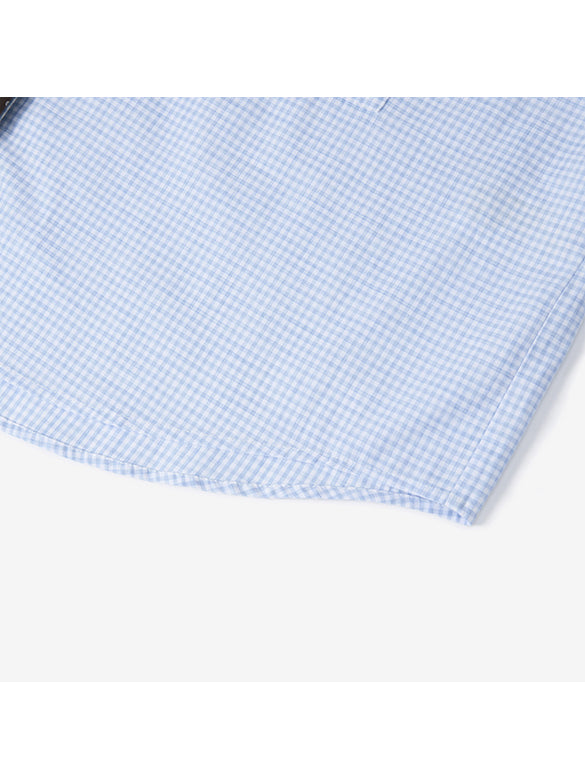 Tie Plaid Shirt